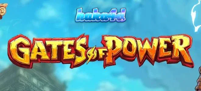 Tampilan permainan slot Gates of Power dengan tema mitologi Yunani dan dewa-dewi